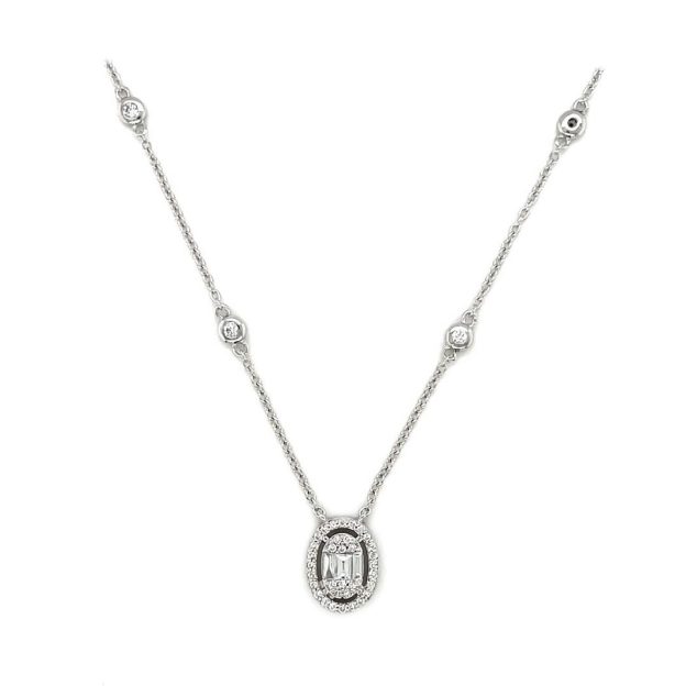 Diamond Waterfall Necklace