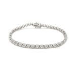 Round Cut Diamond Tennis Bracelet