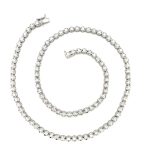 Round Cut Diamond Tennis Bracelet