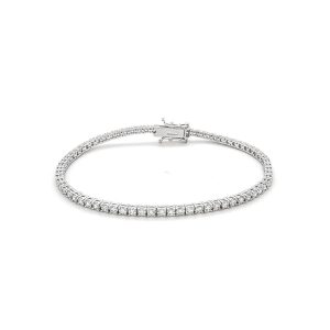Round Cut Diamond Tennis Bracelet