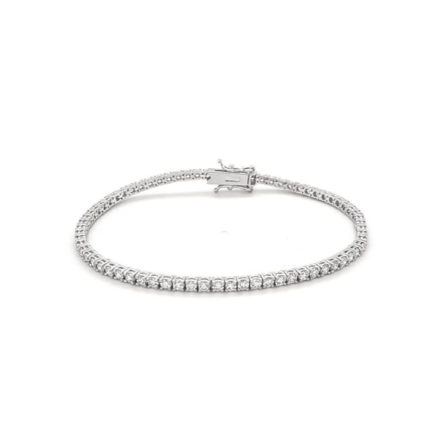 Round Cut Diamond Tennis Bracelet