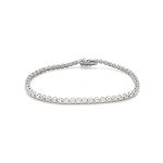 Round Brilliant Cut Diamond Tennis Bracelet