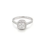 Halo Diamond Ring