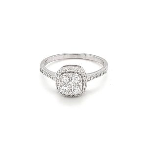 Halo Diamond Ring