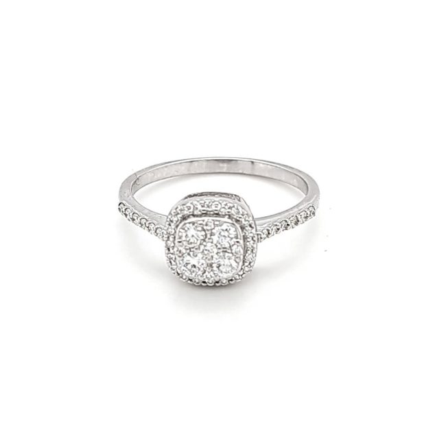 Halo Diamond Ring