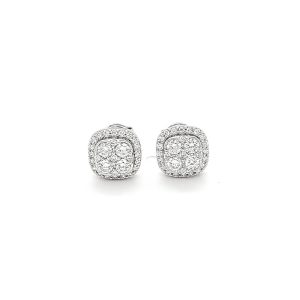 Round Cut Diamond Stud Earrings