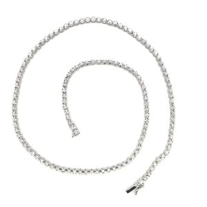 Round Cut Diamond Tennis Bracelet
