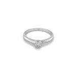 Round Cut Solitaire Diamond Ring