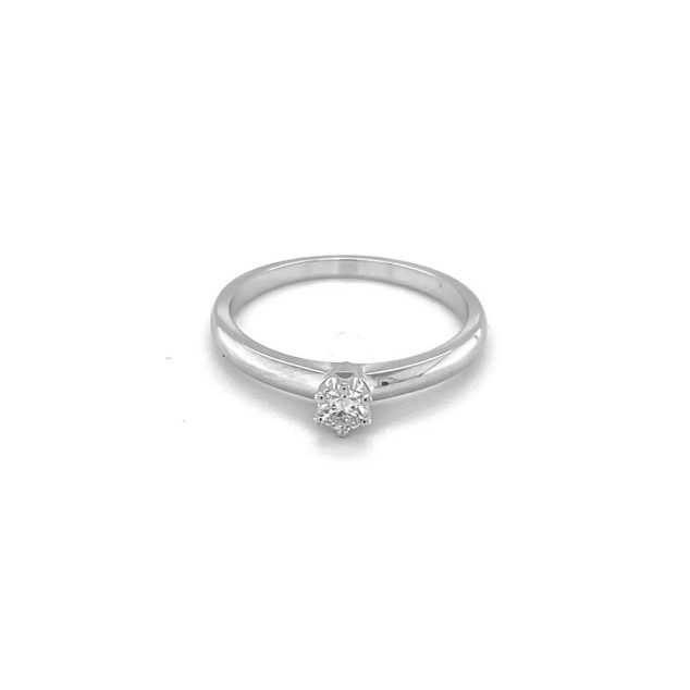 Round Cut Solitaire Diamond Ring