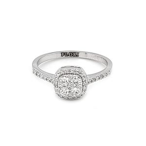 Halo Diamond Ring