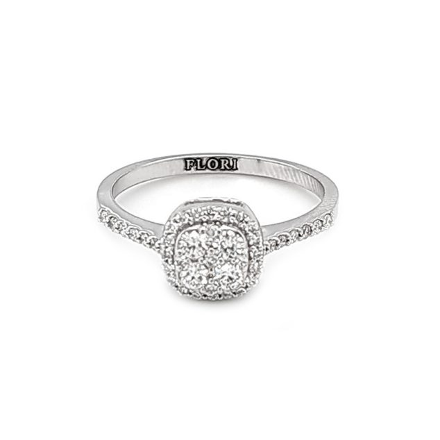 Halo Diamond Ring
