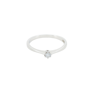 Round Cut Solitaire Diamond Ring