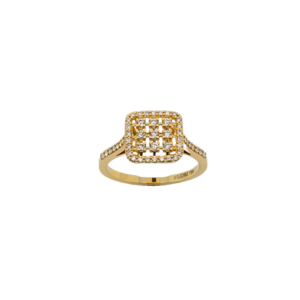 Cushion Cluster Diamond Stud Earrings