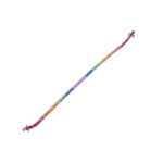 Emerald Cut Multi-Colored Saphire Tennis Bracelet