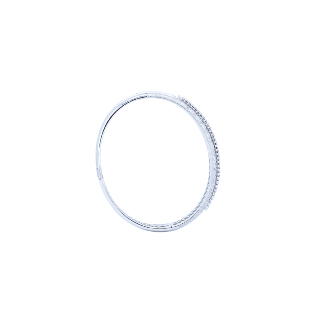 Baguette Cut Diamond Bangle