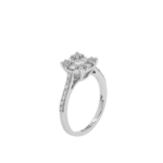 Round and Baguette Diamond Ring