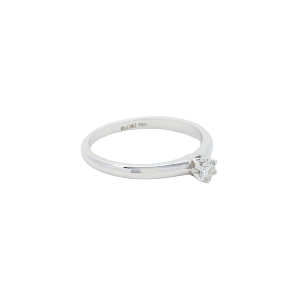 Round Cut Solitaire Diamond Ring