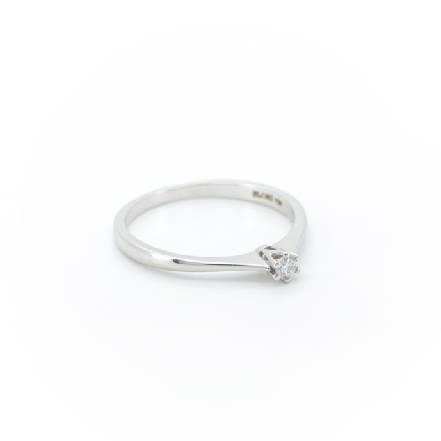 Round Cut Solitaire Diamond Ring