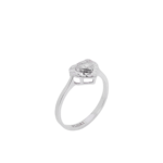 Heart-Shaped Diamond Ring