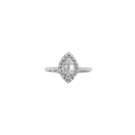 Baguette and Round Cut Diamond Ring