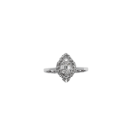 Baguette and Round Cut Diamond Ring