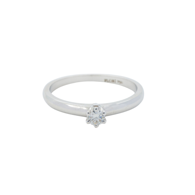 Round Cut Solitaire Diamond Ring