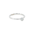 White Diamond Solitaire Ring