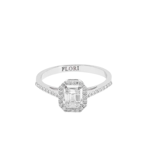 Halo Diamond Ring