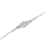 Round Cut Tapered Diamond Bracelet