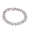 Round Brilliant Cut Diamond Cuban Chain Bracelet