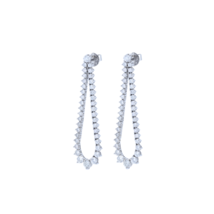 Infinity Drop Diamond Earings