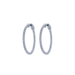 Diamond Hoop Earrings