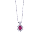 Ruby and Diamond Pendant