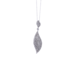 Diamond Leaf Pendant