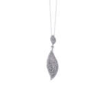 Diamond Leaf Pendant