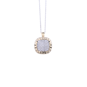 Cushion Cut Diamond Pendant