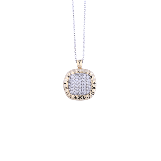 Cushion Cut Diamond Pendant