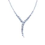 Asymetric Diamond Necklace