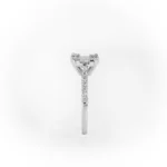 Round and Baguette Diamond Ring