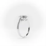 Round and Baguette Diamond Ring