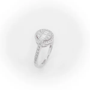 Illusion Baguette Diamond Ring