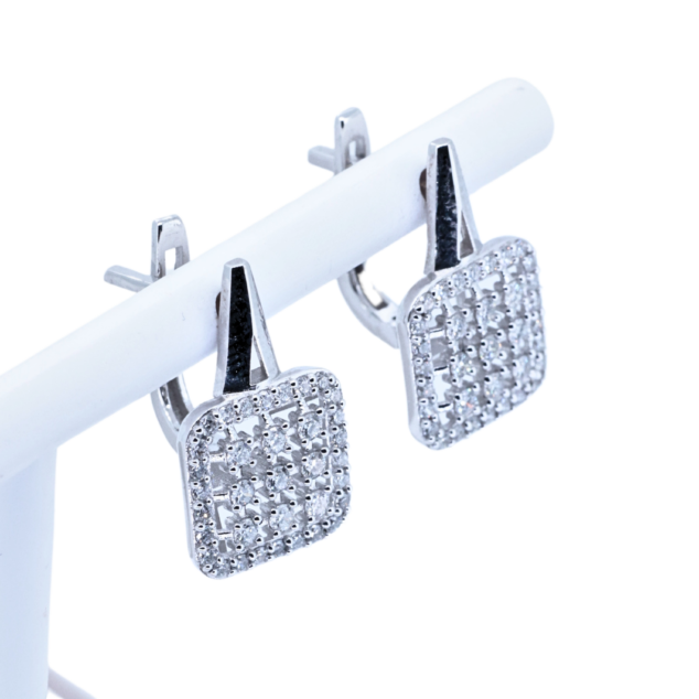 Brilliant Cut Diamond Earrings