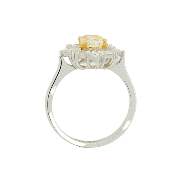 Etheral Yellow Diamond Ring