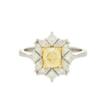 Etheral Yellow Diamond Ring