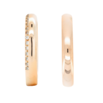 Diamond rose gold wedding bands