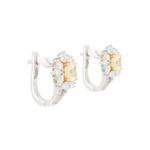 Etheral yellow diamond earrings