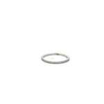 White gold eternity diamond ring