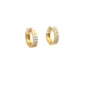 Diamond Hoop Earrings