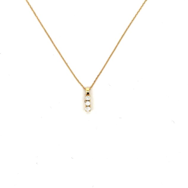 Trinity Spark Diamond Pendant